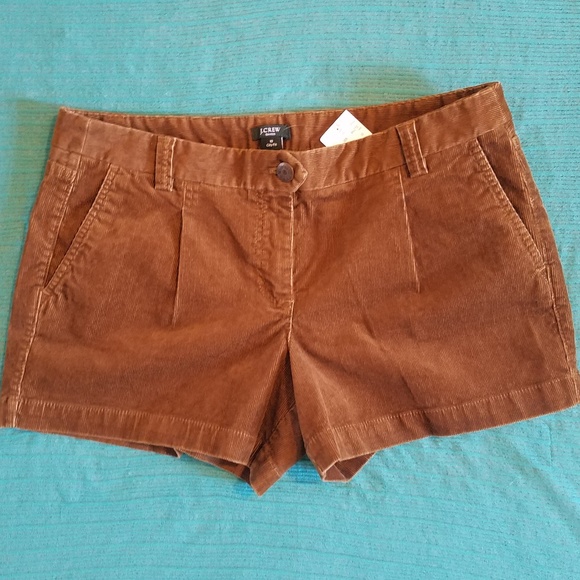 J. Crew Factory Pants - NWT J. Crew Brown Corduroy City Fit Shorts